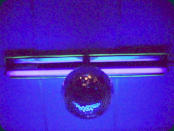 Acustronics UV-Rhre mit Spiegelkugel, UV/Schwarzlicht, www.acustronics.ch, www.google.ch